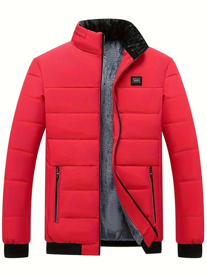 VogeLuxe | Men’s Fleece Lined Quilted Puffer Jacket