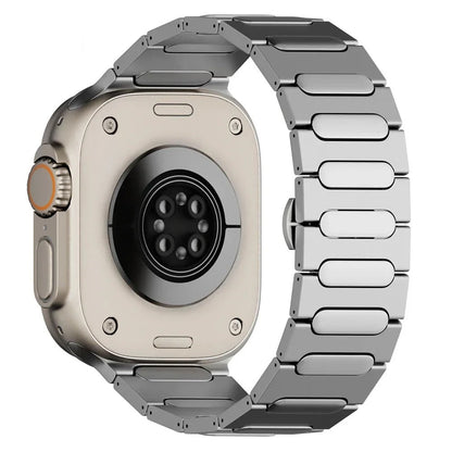 Durable Titanium Apple Watch Band With Secure Clasp