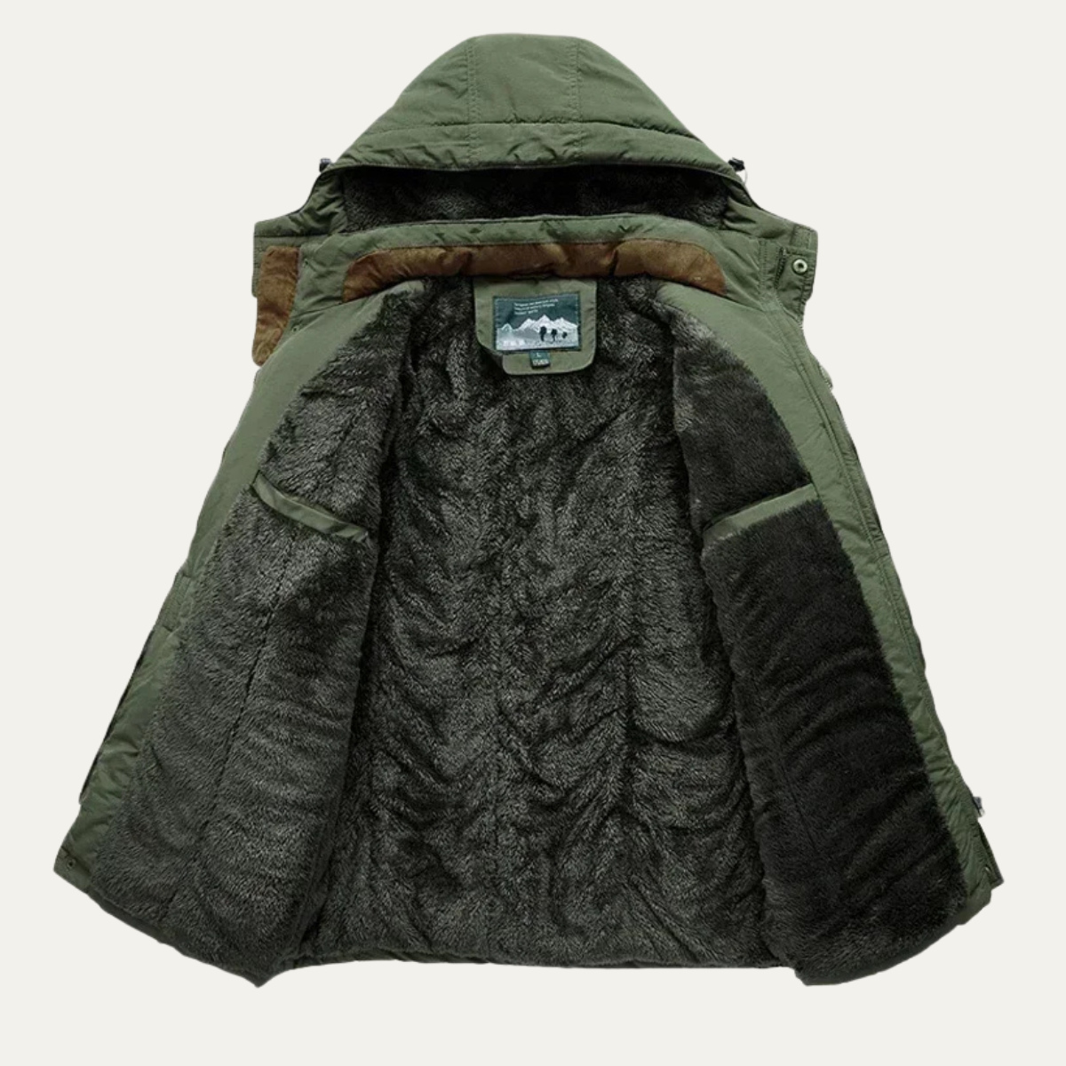 VogeLuxe | Men’s Winter Parka Jacket with Adjustable Hood