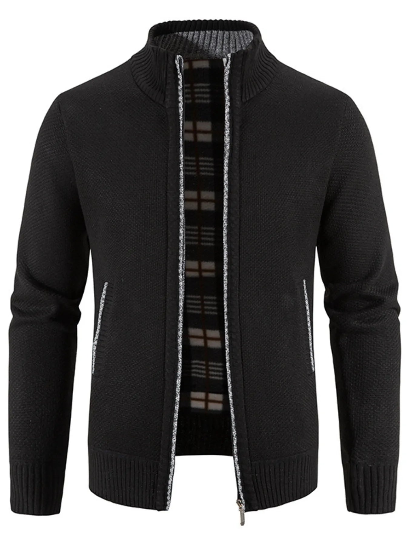 Big and Tall Mens Zipper Sweater