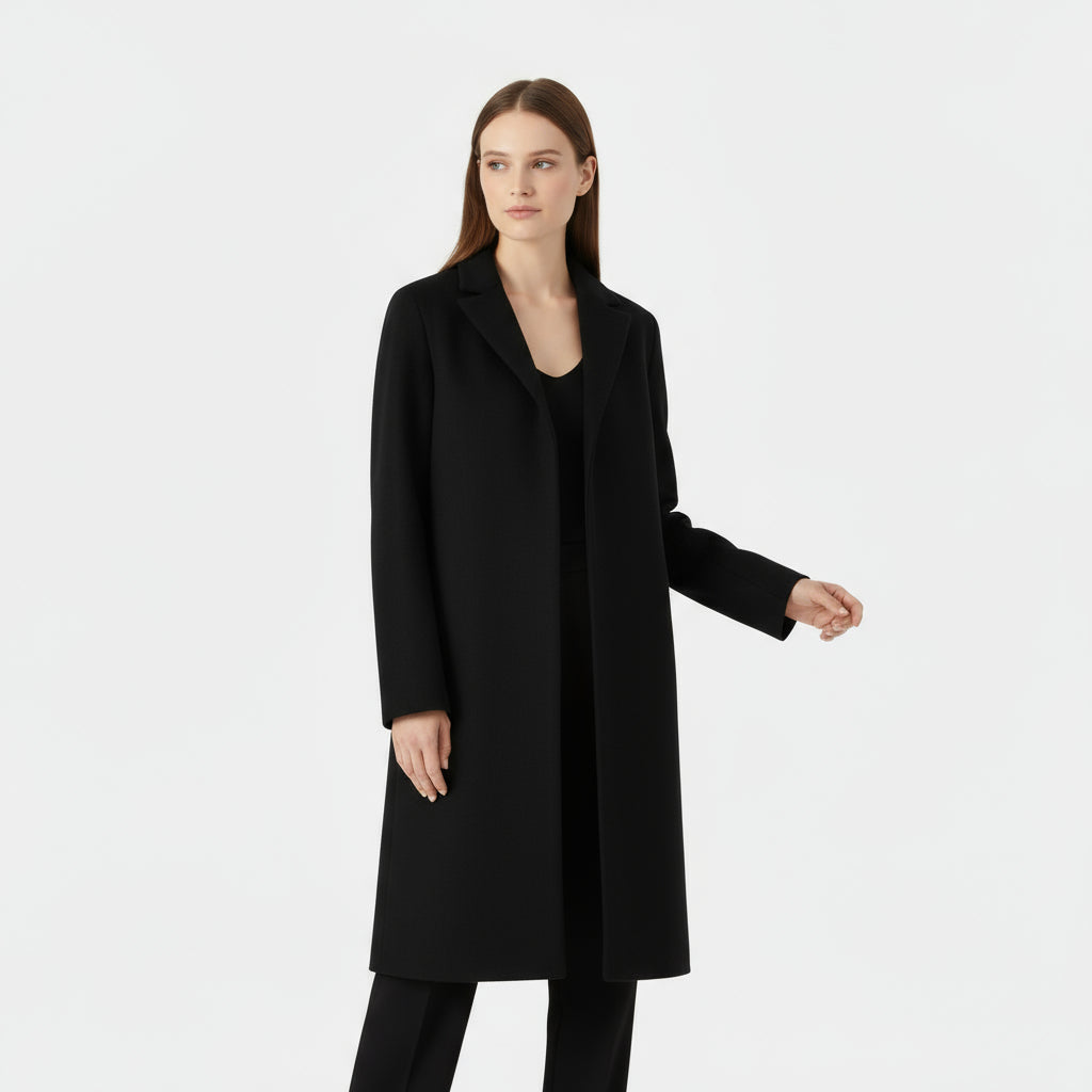 Elegant Women's Overcoat - Timeless Simple Style