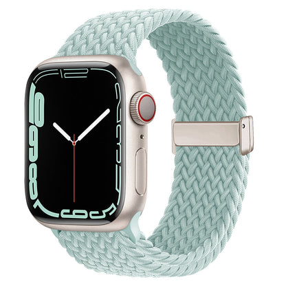 Stylish Braided Nylon Magnetic Closure Strap