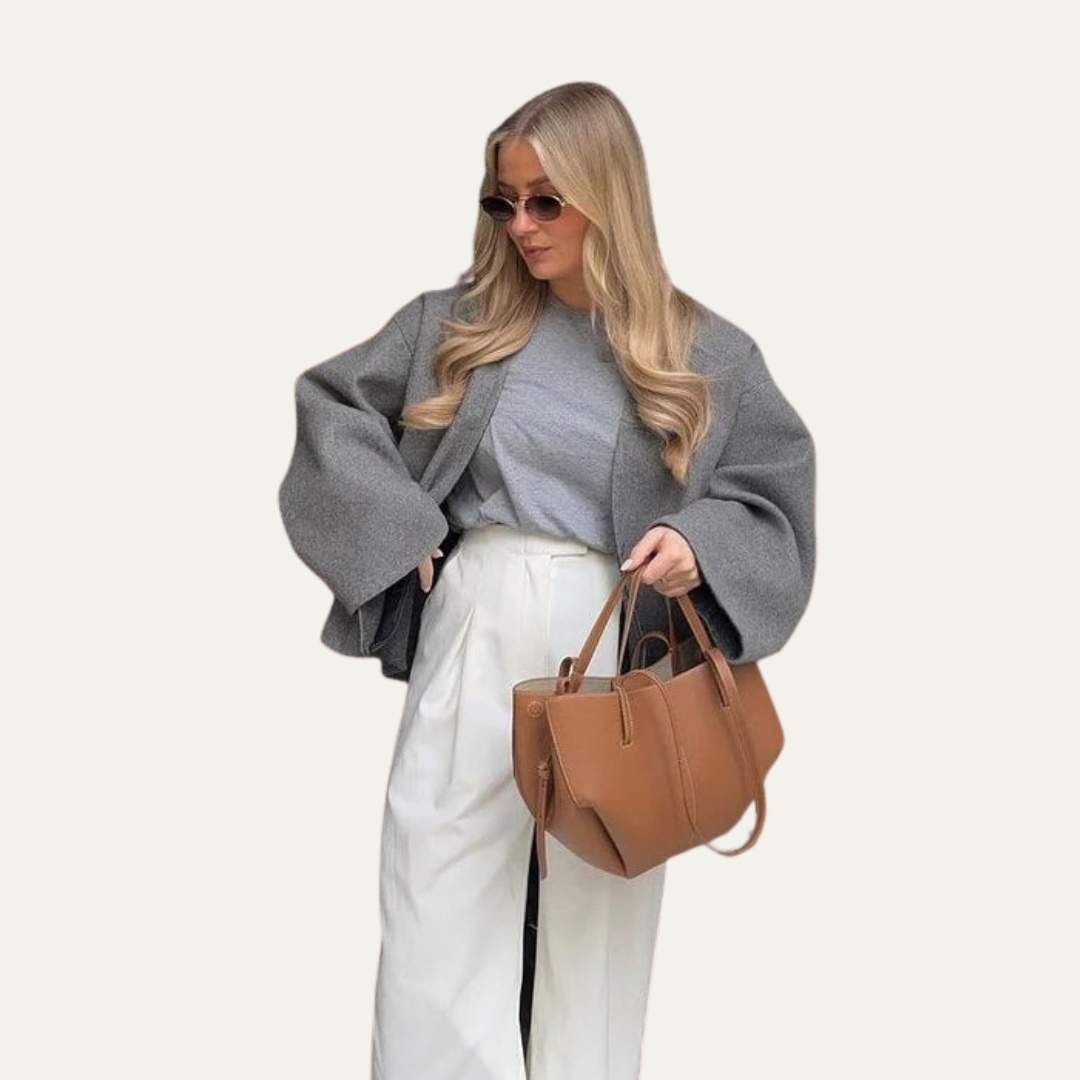 VogeLuxe | Women’s Soft Oversized Leather Tote Bag