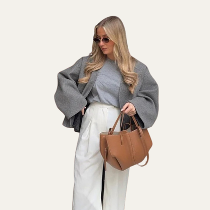 VogeLuxe | Women’s Soft Oversized Leather Tote Bag