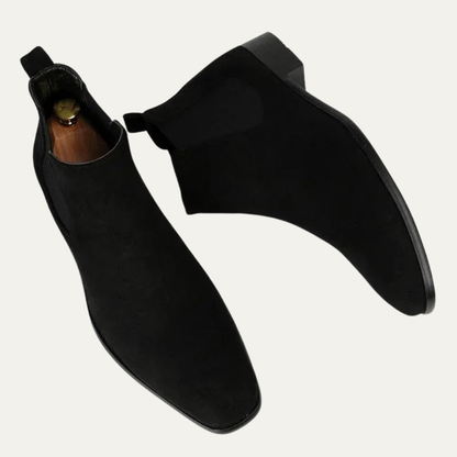 VogeLuxe | Men’s Low Profile Suede Chelsea Boots