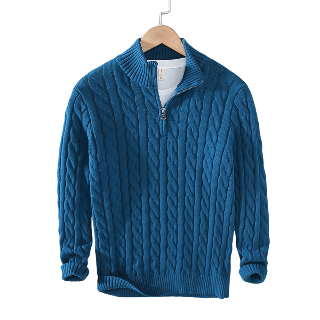 Classic Men's Cable Knit Sweater