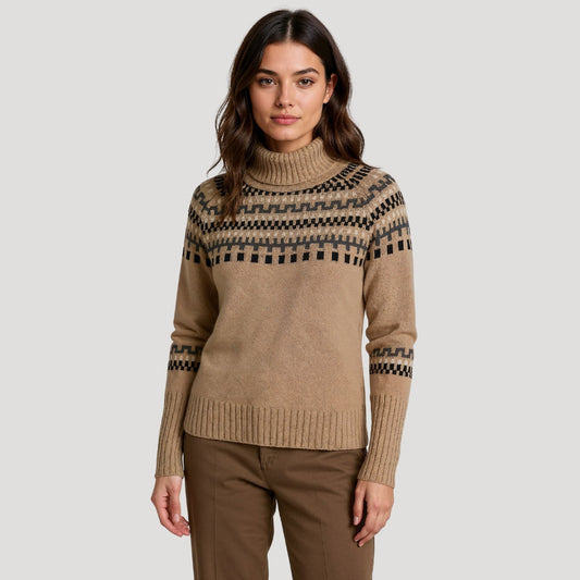 Warm Crew Neck Winter Sweater for Women - VogeLuxe