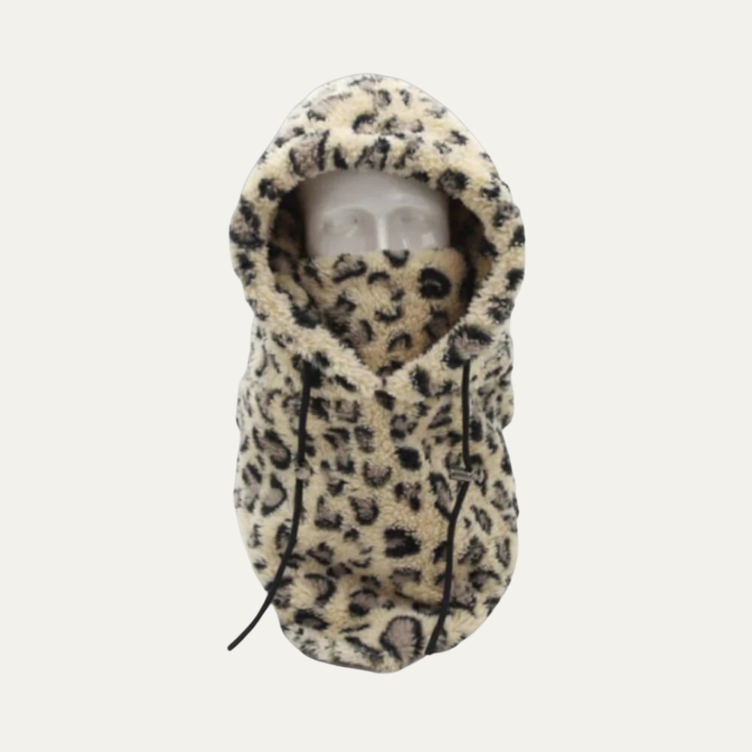 VogeLuxe | Unisex Plush Fleece Lined Hooded Neck Warmer Mask