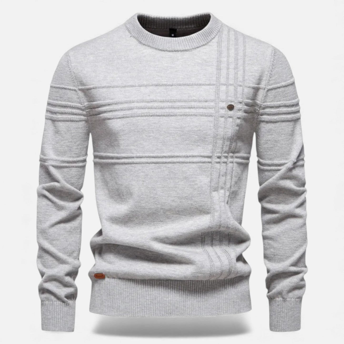 Men's Classic Fit Crew Neck Knit Sweater
