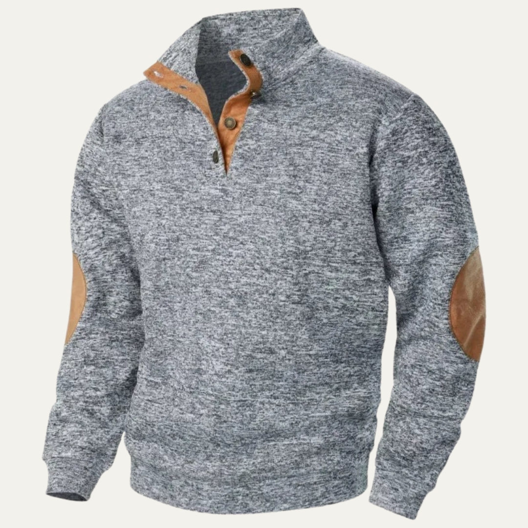 VogeLuxe | Men’s Casual Mock Neck Sweater