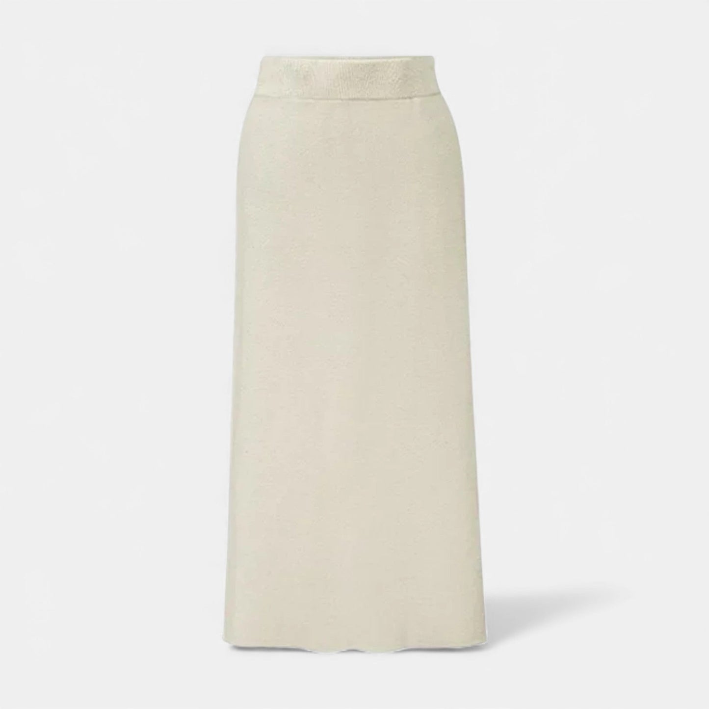 Warm Wool Flared Midi Skirt for Women - VogeLuxe