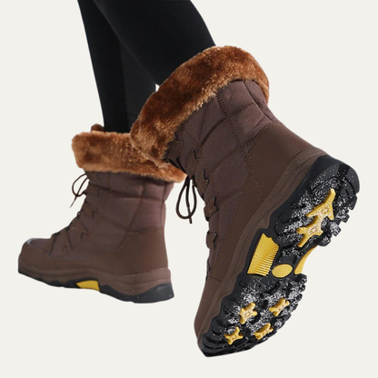 VogeLuxe | Women’s Heavy Duty Mid Calf Winter Platform Boots