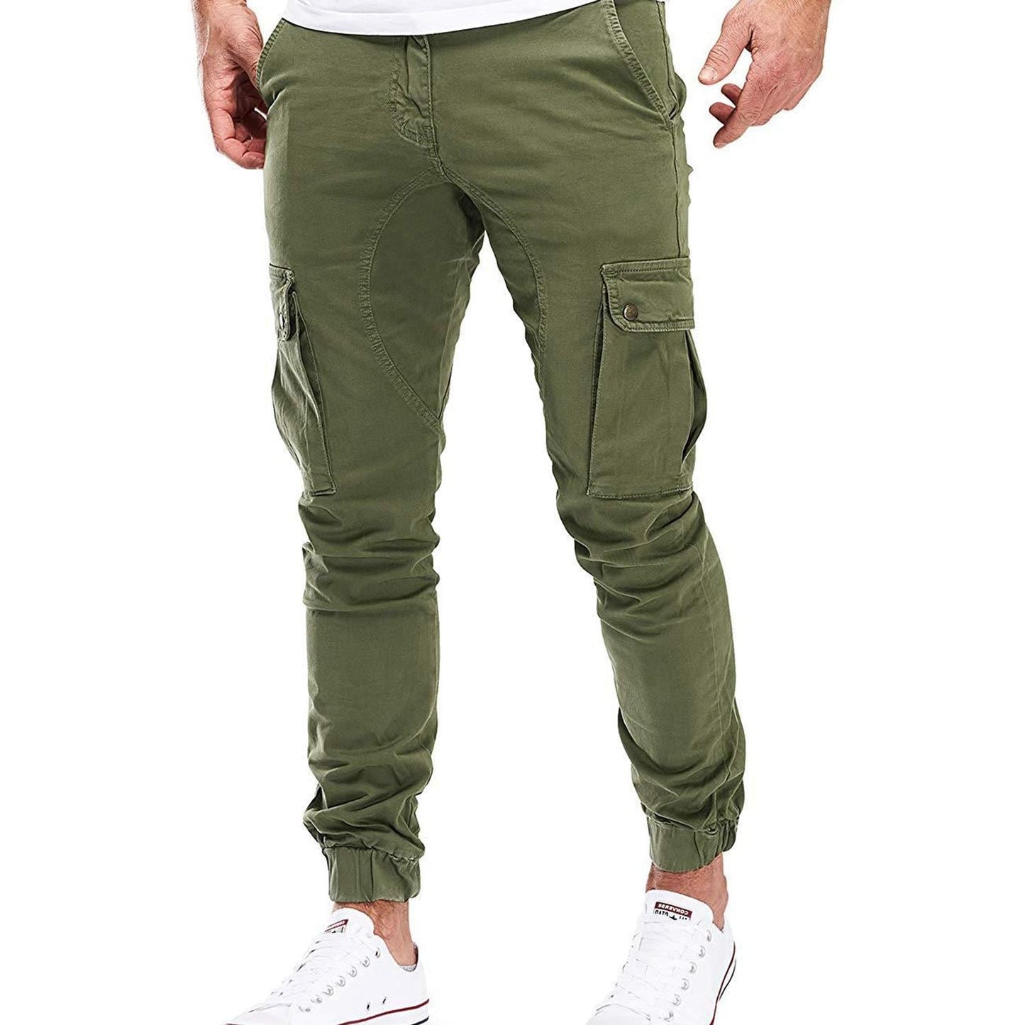 Men's Lightweight Relaxed Fit Cargo Pants - BritishElegance