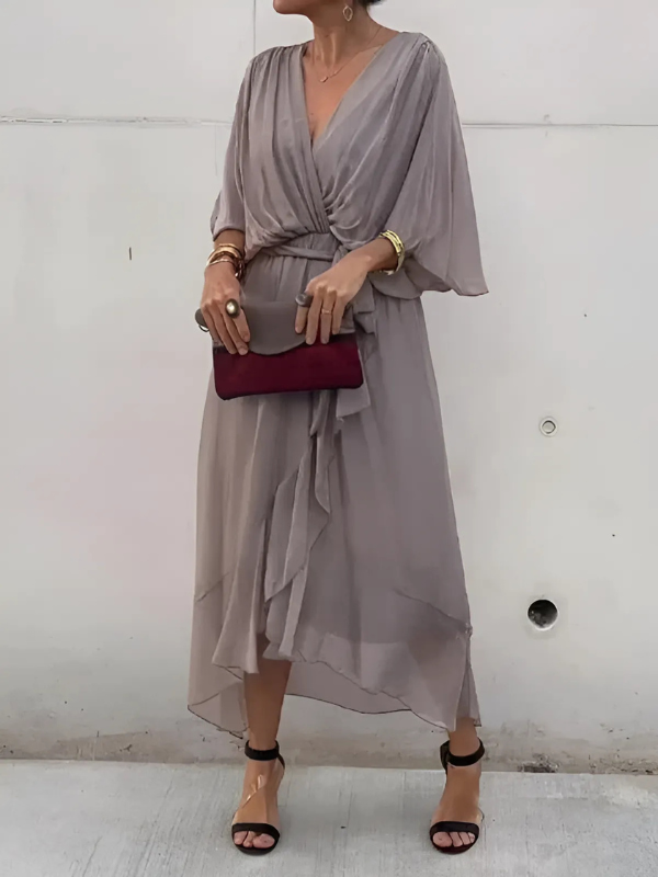 Elegant Ladies Mid Length Dress