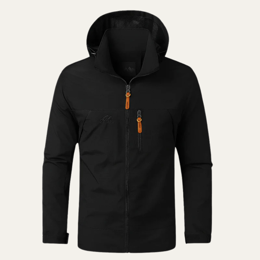 VogeLuxe | Men’s Lightweight Hooded Performance Zip Jacket
