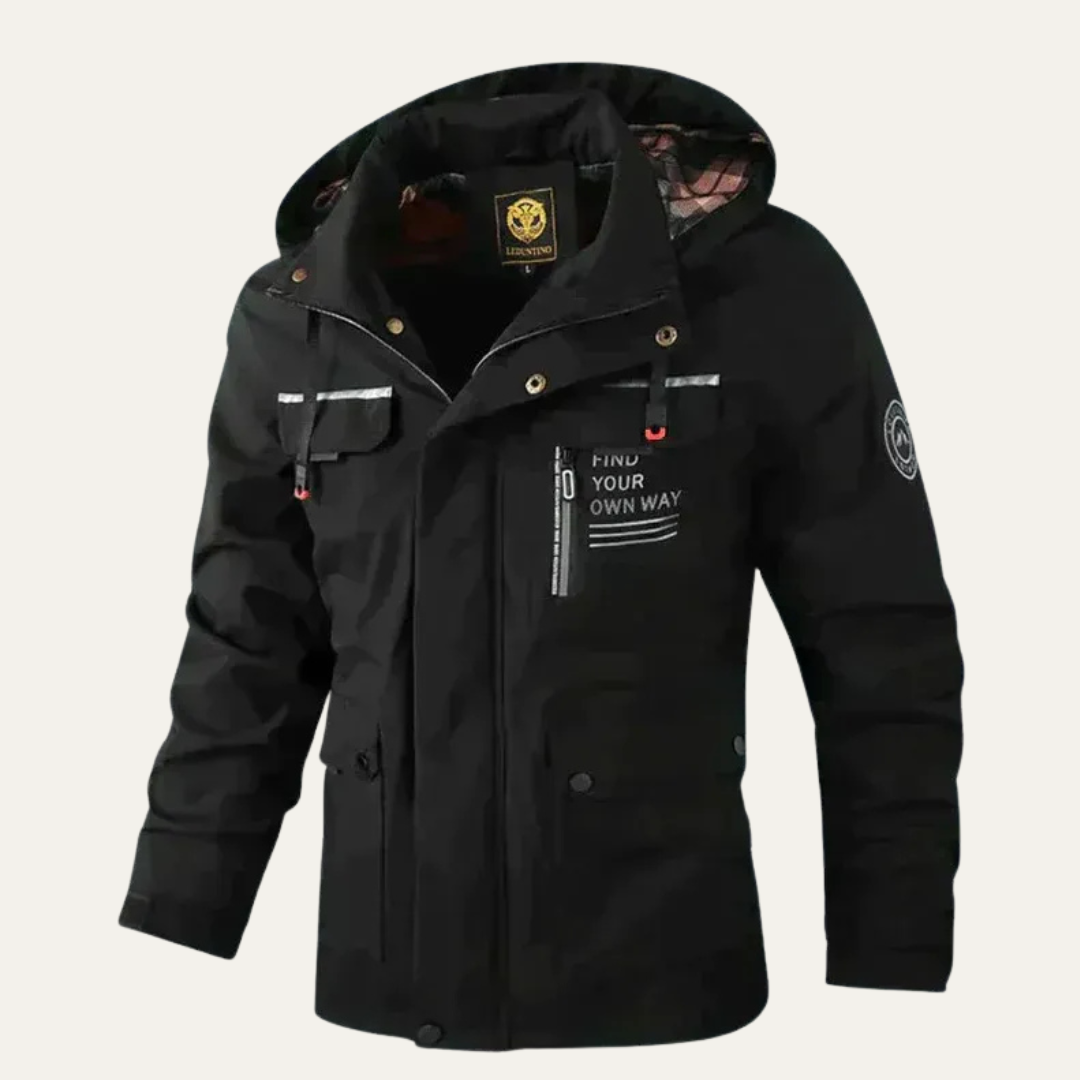 VogeLuxe | Men’s Tactical Outdoor Utility Parka Jacket