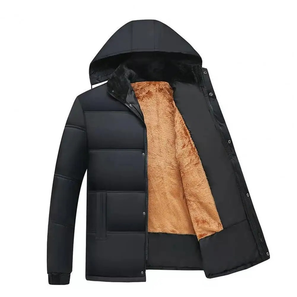 Warm Waterproof Men's Puffer Hoodie Jacket