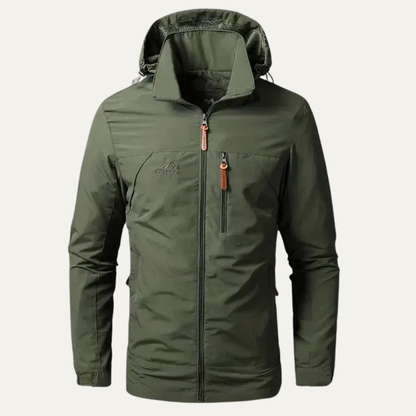 VogeLuxe | Men’s Technical Hooded Windbreaker Jacket