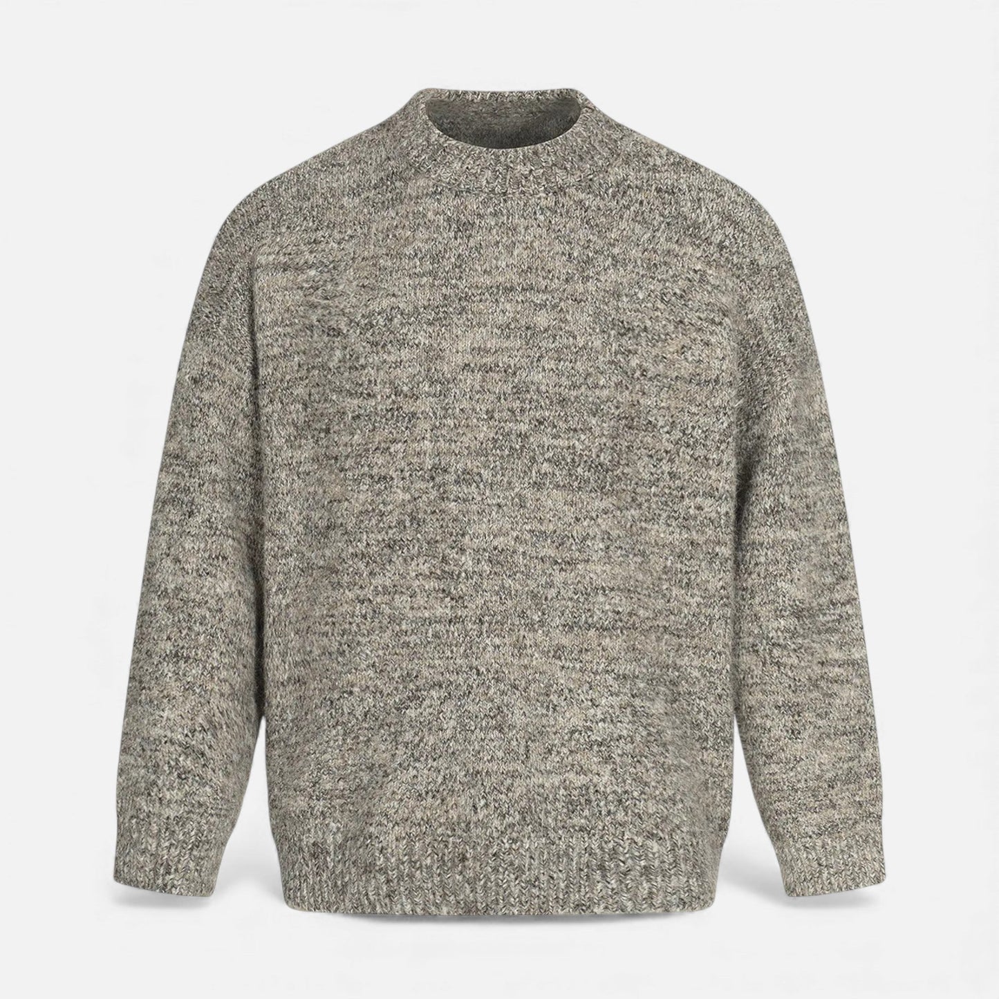 Classic Mens Wool Crew Neck Jumper - VogeLuxe