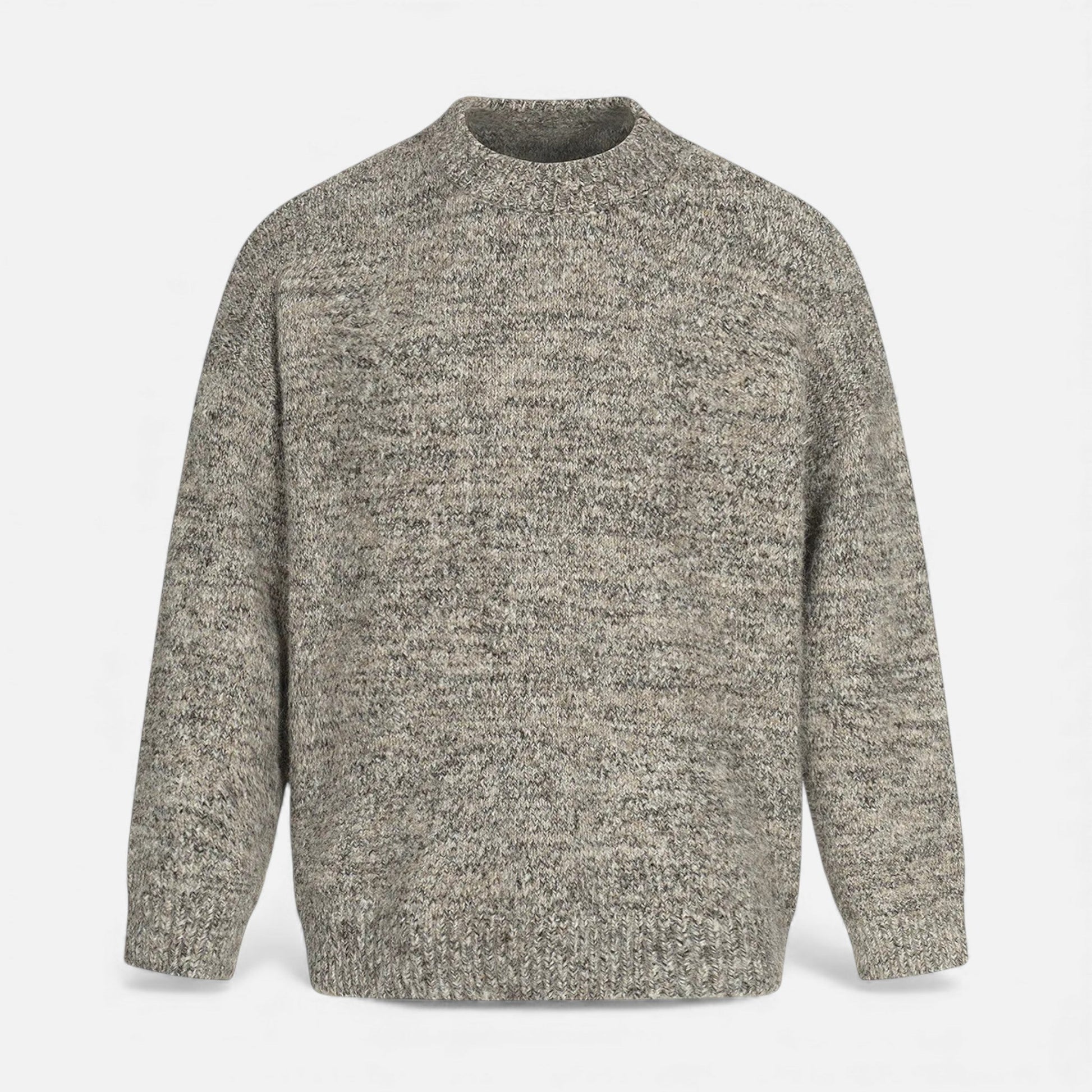 Classic Mens Wool Crew Neck Jumper - VogeLuxe