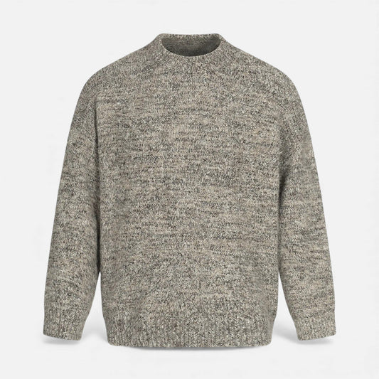 Classic Mens Wool Crew Neck Jumper - VogeLuxe