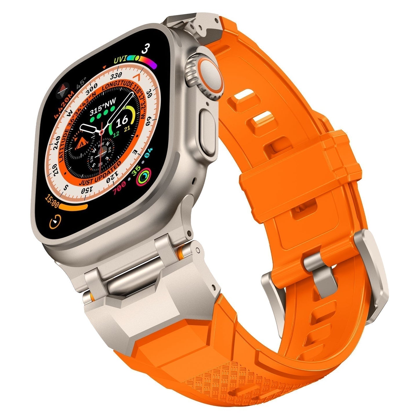 Durable Rubber Strap for Apple Watch