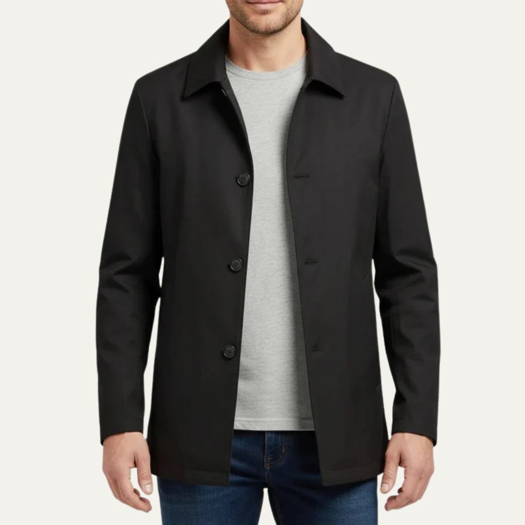 VogeLuxe | Men’s Classic Straight-Cut Coat