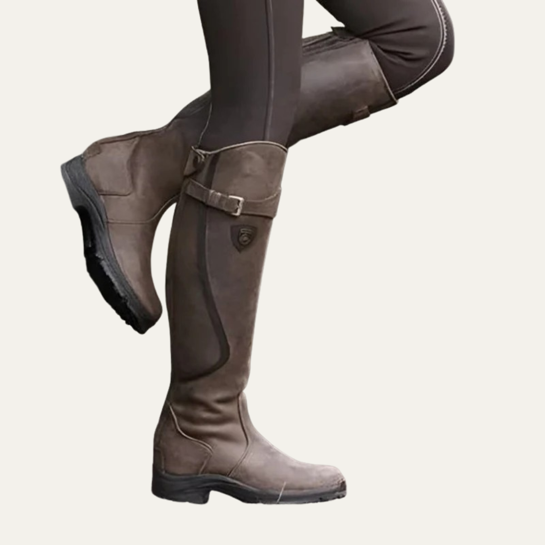 VogeLuxe | Women’s Tall Equestrian Style Knee High Riding Boots