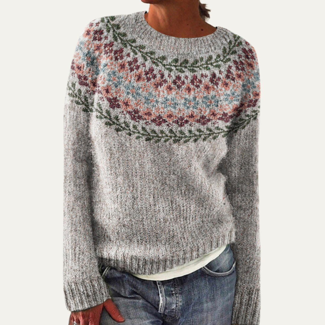 VogeLuxe | Women’s Striped Knitted Sweater