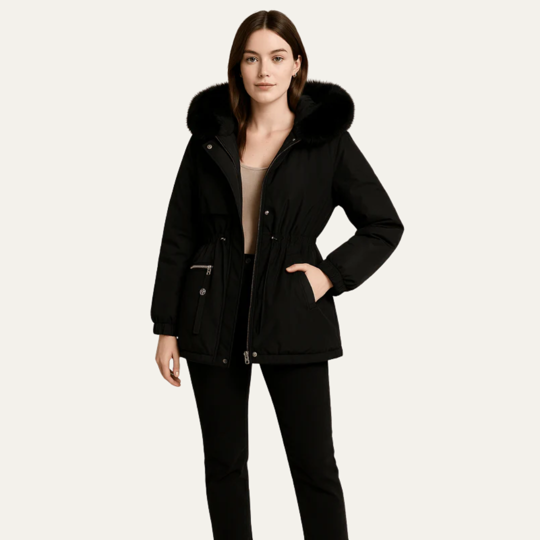 VogeLuxe | Women’s Stylish Hooded Parka Jacket