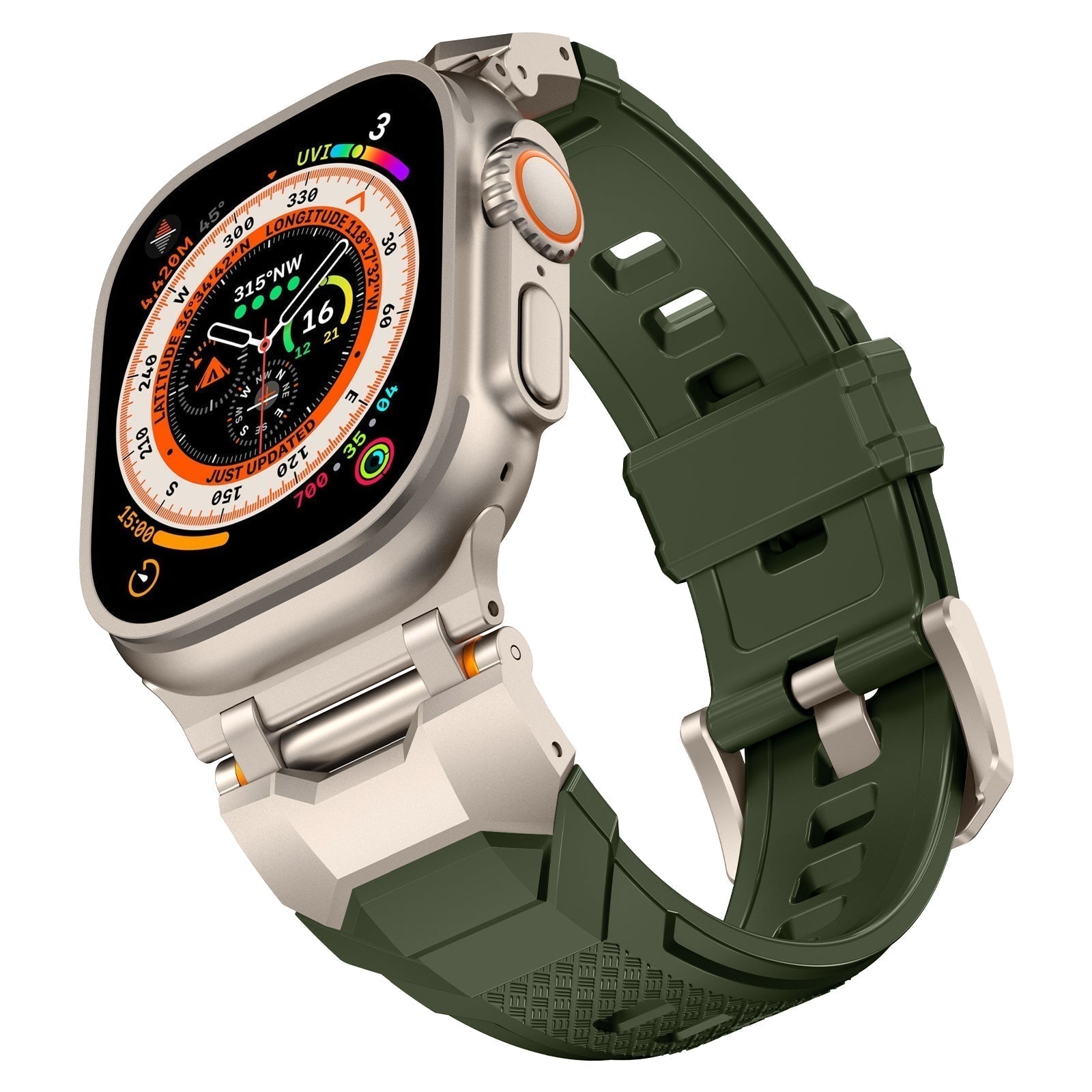 Durable Rubber Strap for Apple Watch - VogeLuxe