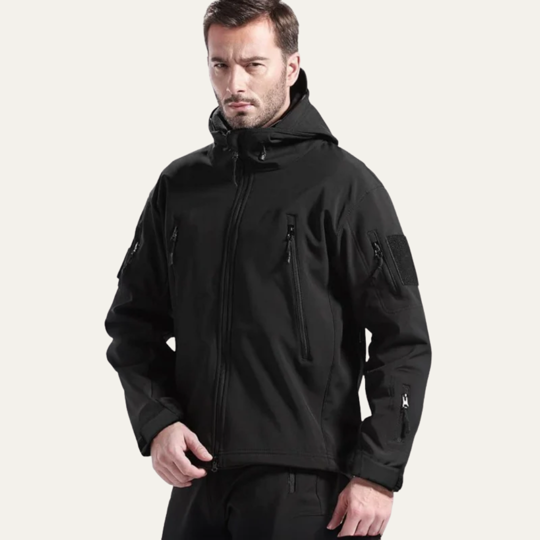 VogeLuxe | Men’s Tactical Softshell Utility Jacket