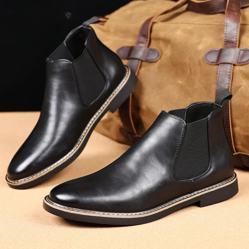 Premium Waterproof Chelsea Boots For Men - VogeLuxe