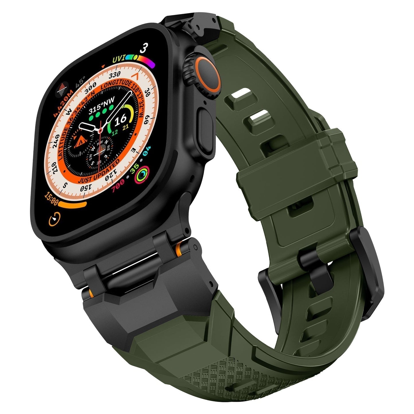 Durable Rubber Strap for Apple Watch