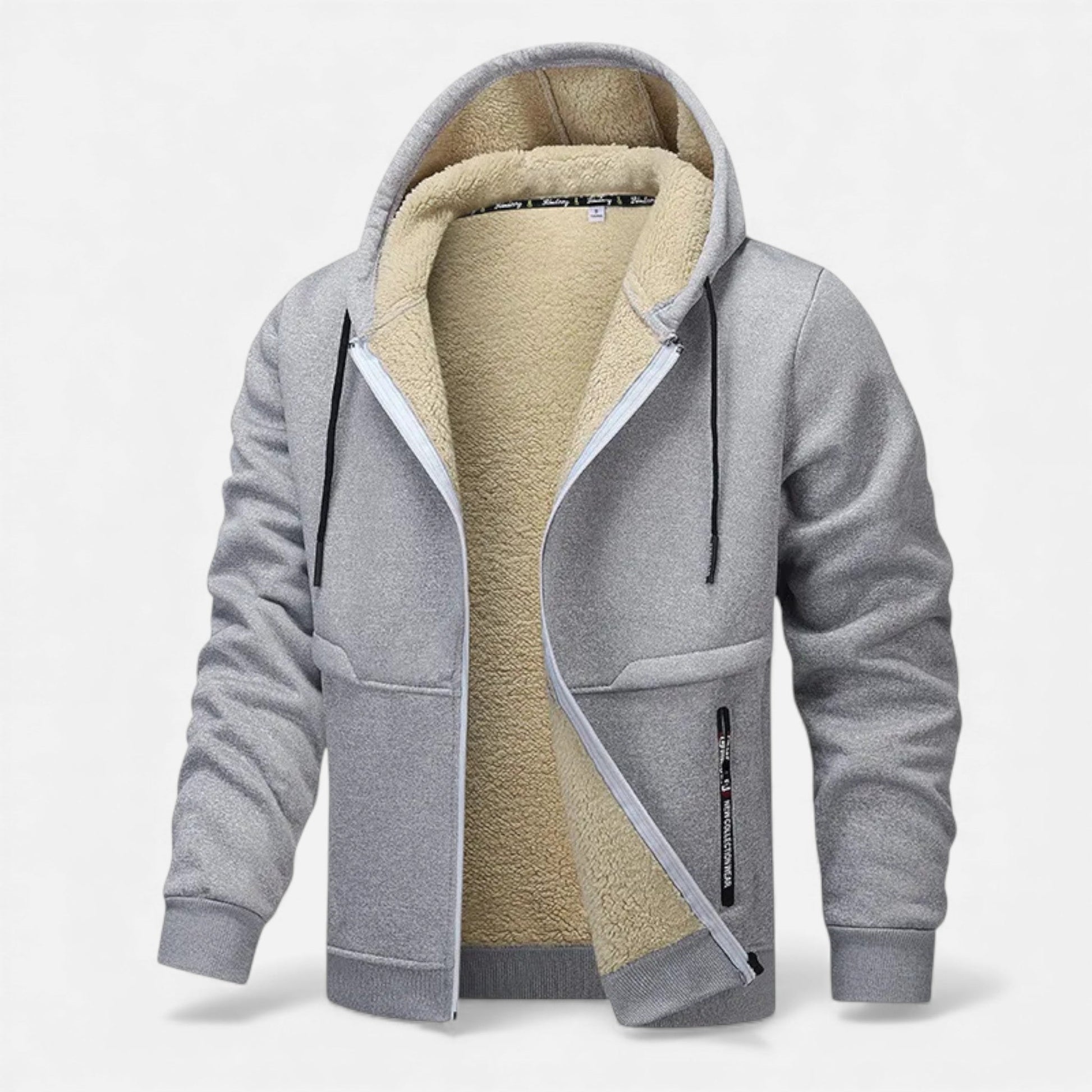 Warm Men's Fleece Lined Winter Jacket - VogeLuxe