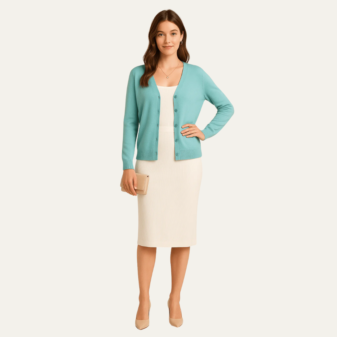 VogeLuxe | Women’s Classic Button-Front Cardigan