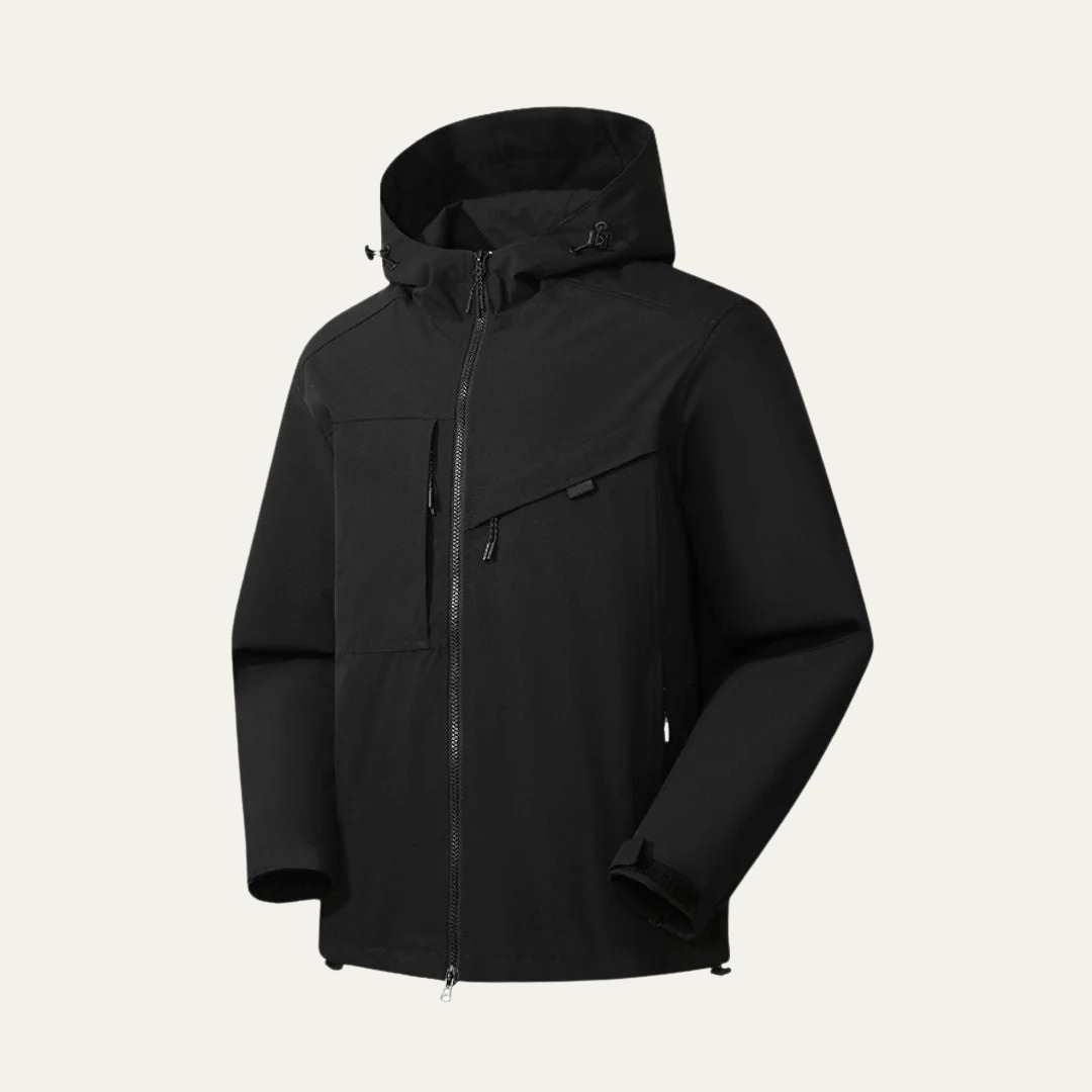 VogeLuxe | Men’s Waterproof Technical Shell Jacket