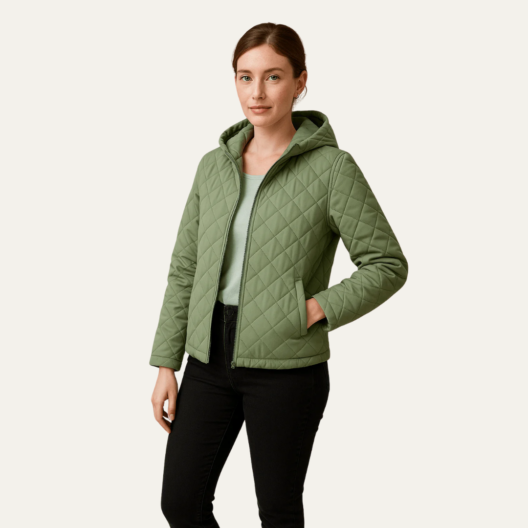 VogeLuxe | Women’s Diamond Quilted Jacket