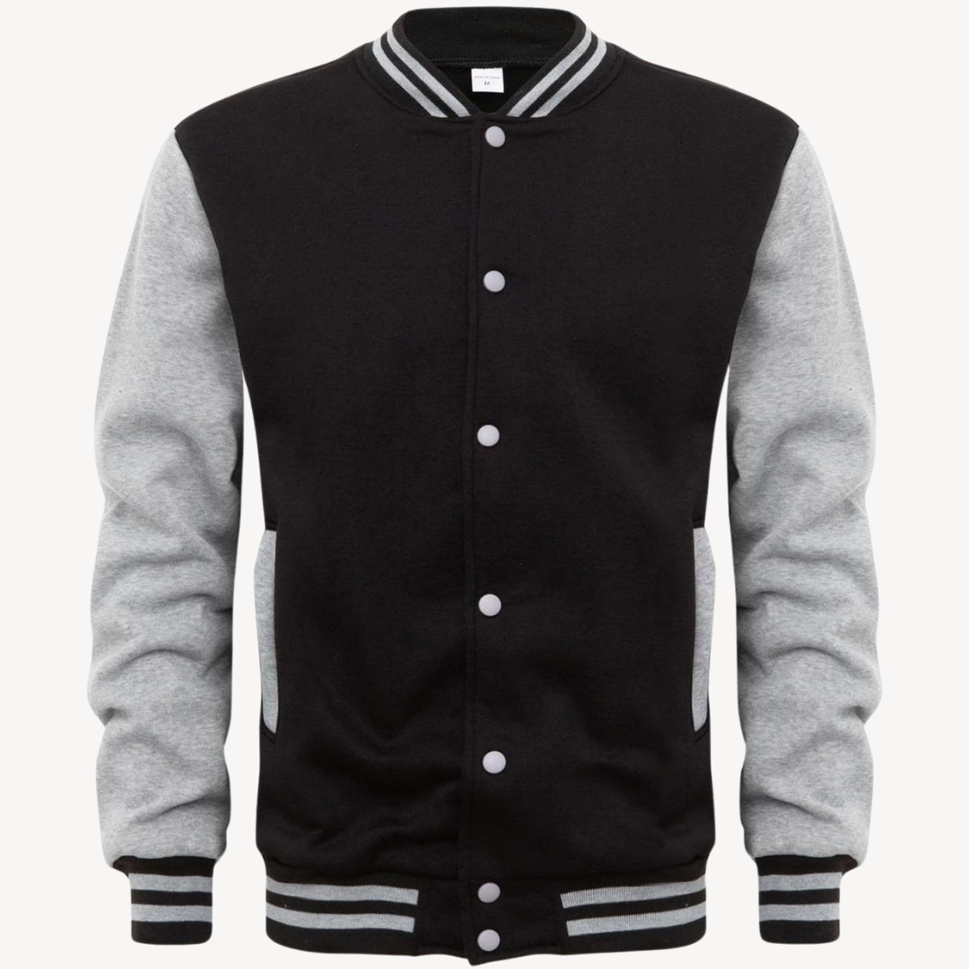 VogeLuxe | Men’s Color Block Varsity Jacket