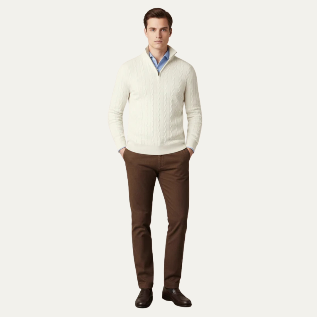 VogeLuxe | Men’s Textured Quilted Bomber Jacket