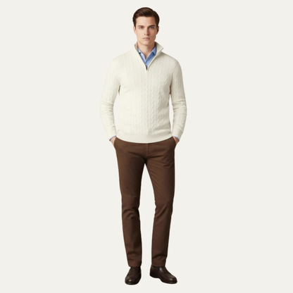 VogeLuxe | Men’s Textured Quilted Bomber Jacket