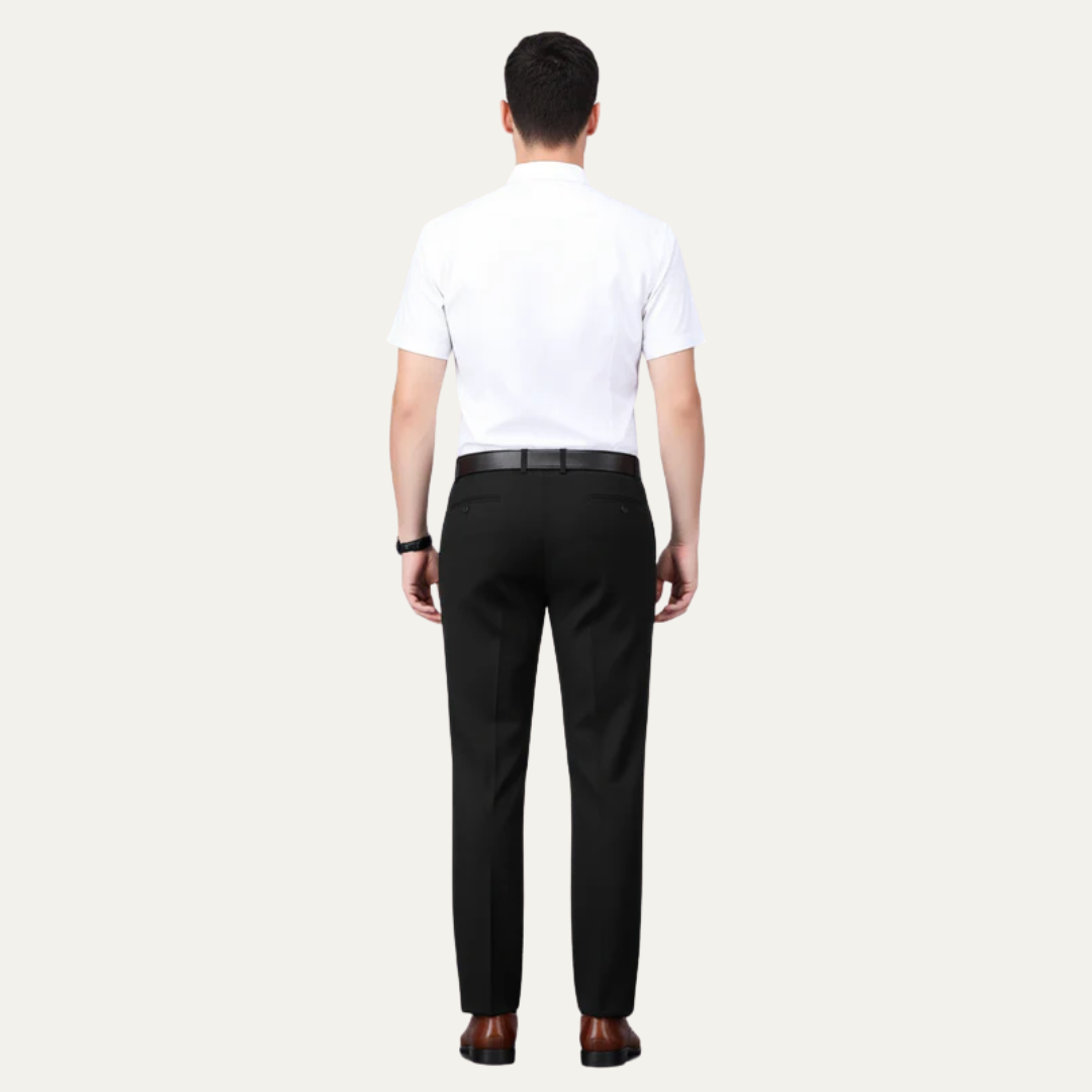 VogeLuxe | Men’s Tailored Straight Dress Trousers