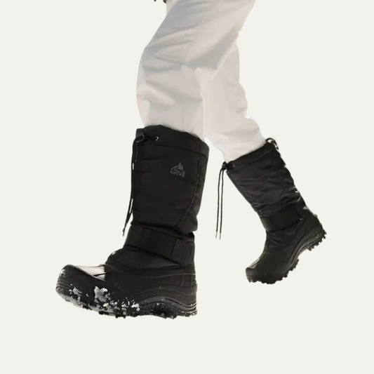 VogeLuxe | Men’s Tall Rugged Winter Snow Boots with Strap and Drawstring