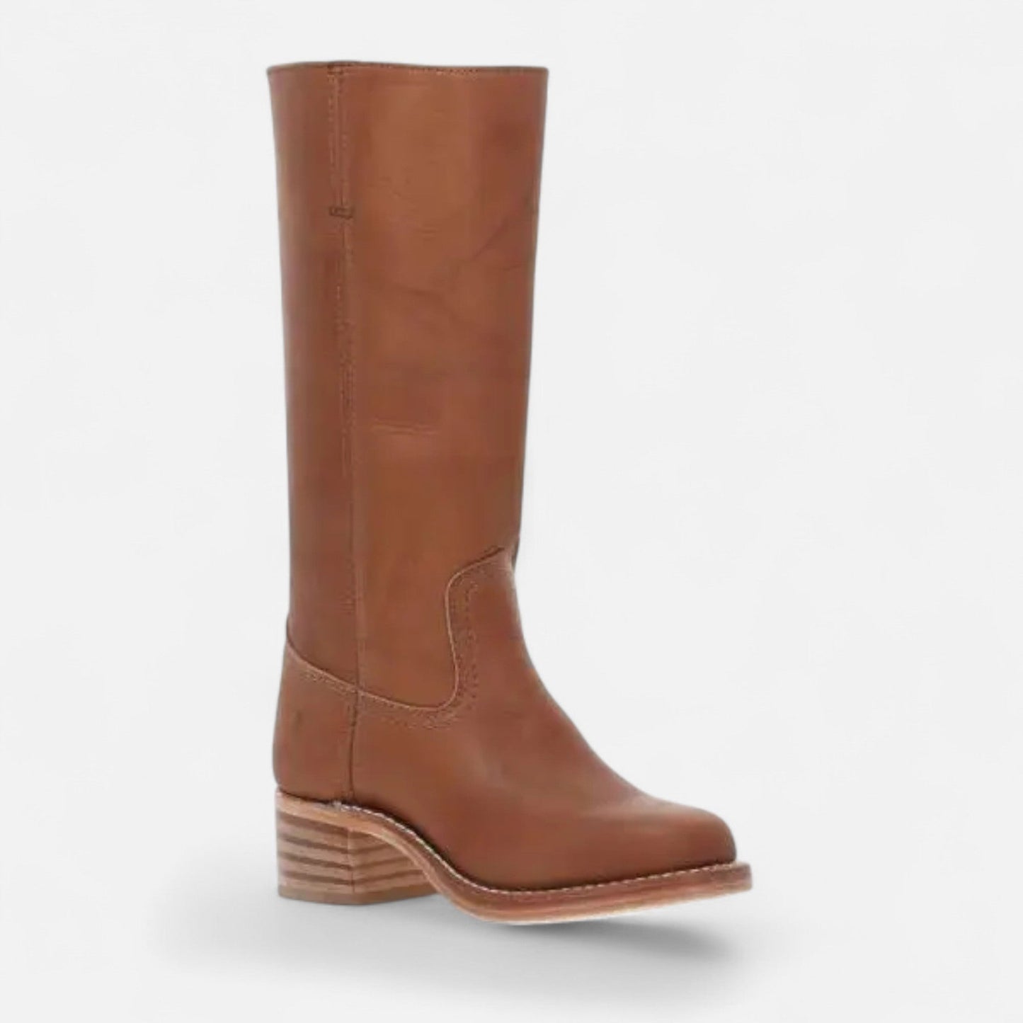 Shiny Riding Knee High Boots for Women