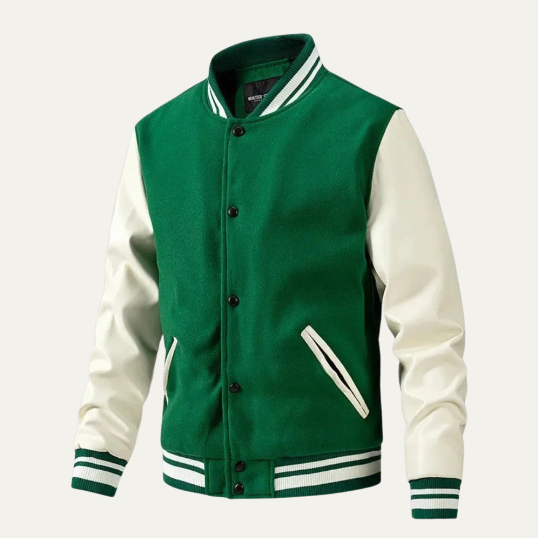 VogeLuxe | Men’s Classic Varsity Letterman Jacket