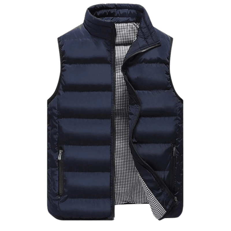 VogeLuxe | Men’s Quilted Sleeveless Puffer Vest