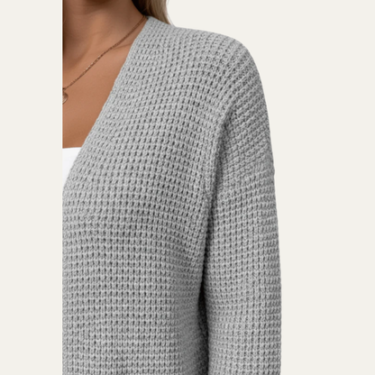 VogeLuxe | Men’s Open Front Relaxed Knit Cardigan