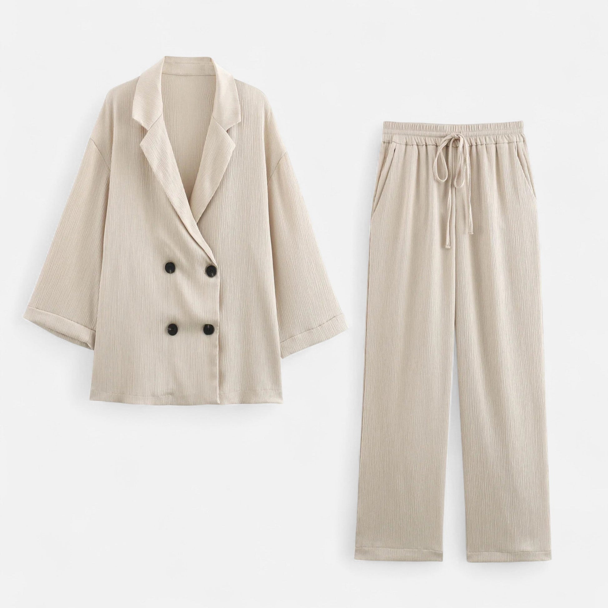 Classic Women's Suit Jacket and Pants Set - VogeLuxe