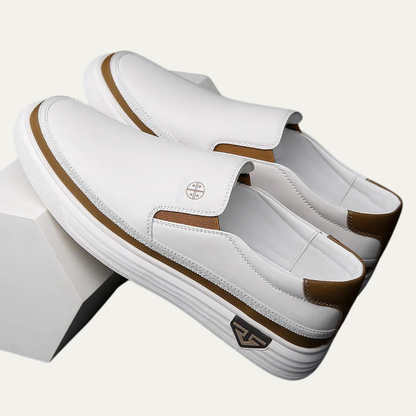 VogeLuxe | Men’s Casual Thick Sole Slip On Loafers