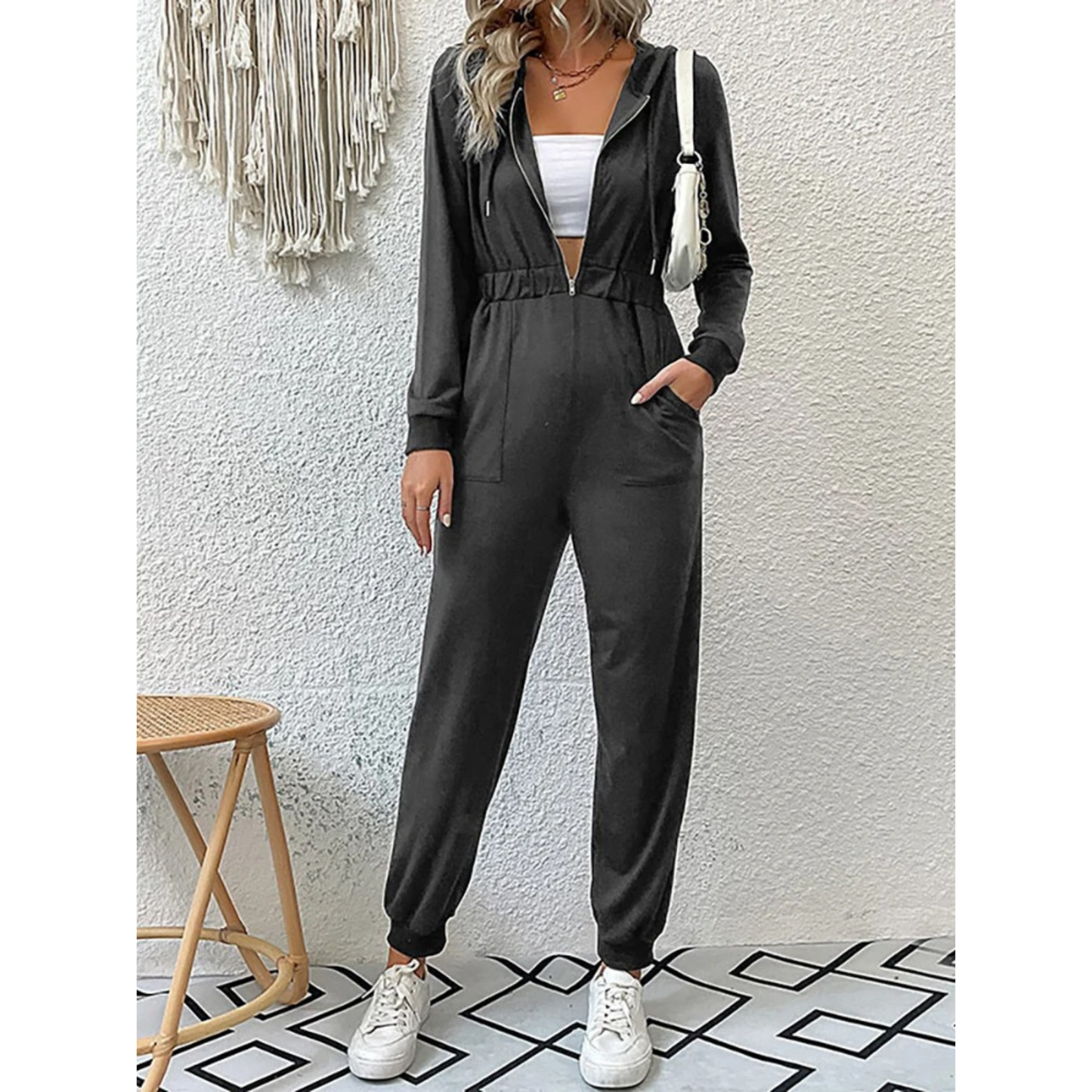 Comfy Vintage Women's Jumpsuit for Daily Wear